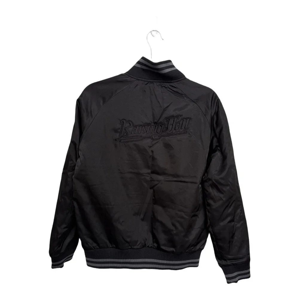 NIKE X MARK WARD Raising Hell St Reatham Women's Varsity Bomber Jacket M Black